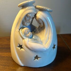 🌲Birth of Baby Jesus Tea-Light Holder🌲